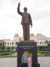 Ho Chi Minh Ville - Statue du leader Ho Chi Minh