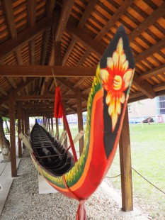 Hanoï - Musée d'ethnologie, la pirogue